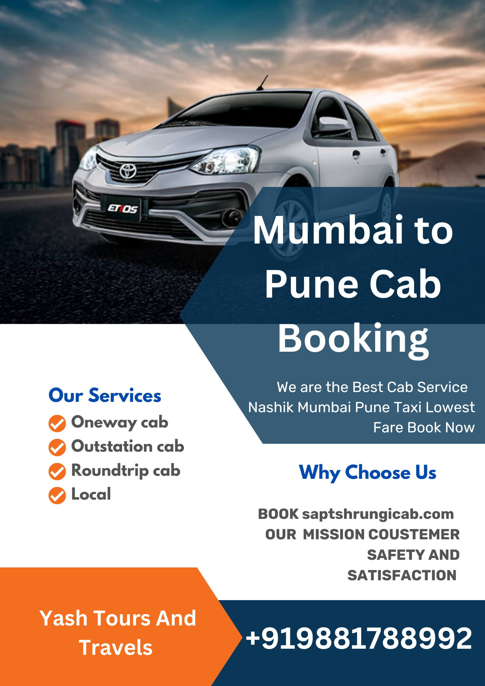 Mumbai to pune cab booking